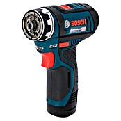 Bosch Professional Atornillador de batería GSR 12V-15 FC (12 V, 2 baterías, 2 Ah, Número de revoluciones de marcha en vacío: 400 r.p.m. - 1.300 r.p.m.)