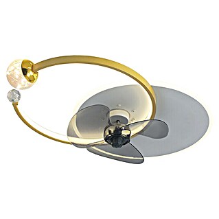Ferotehna Stropni ventilator Melany (32 W, Boja: Zlatna, D x Š x V: 62,5 x 40 x 15 cm)