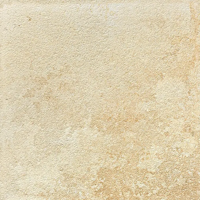 Terrassenfliese Jura 2.0 - 60 x 60 x 2 cm, Beige, Matt - Fein detailliertes Bild einer beigen Keramikfliese mit einer texturierten Oberfläche und subtilen Farbvariationen, ideal für moderne Innenräume.