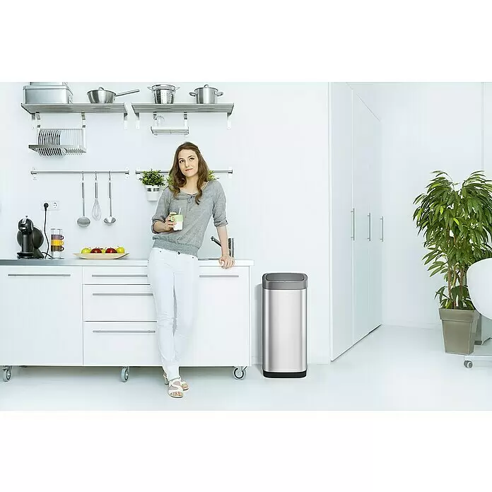 Vepa Bins Sensormülleimer EcoSmart - 50 l, Edelstahl, Mattsilber - Stimmungsaufnahme