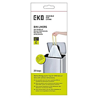 EKO Müllbeutel Typ E (25 l - 35 l, 12 Stk., Weiß)
