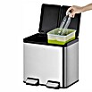 Vepa Bins Treteimer Essential (20 l, Edelstahl, Mattsilber) | BAUHAUS