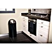 Vepa Bins Standard Mülleimer Pushcan (40 l, Metall, Schwarz) | BAUHAUS