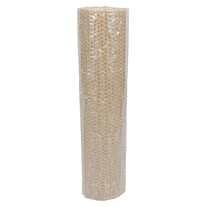 Plástico de burbujas con papel kraft - L x An: 5 x 0,6 m, Marrón - Un rollo de plástico de burbujas, ideal para embalar y proteger artículos frágiles durante el transporte o almacenamiento.