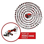 Einhell Power X-Change 18V Akku-Winkelschleifer AXXIO 18/125 Q (18 V, Ohne Akku, Durchmesser Scheibe: 125 mm, 8.500 U/min) | BAUHAUS