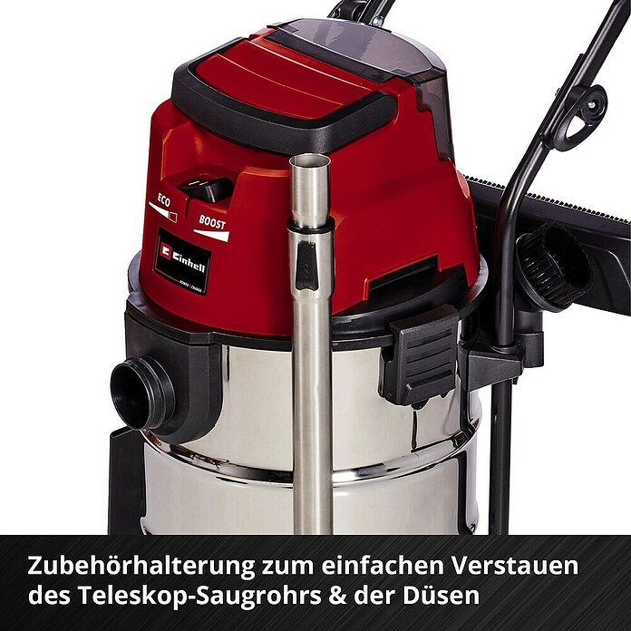 Einhell Power X-Change Akku-Nass-Trockensauger TE-VC 36/30 (18 V, Ohne Akku, Behältervolumen: 30 l)