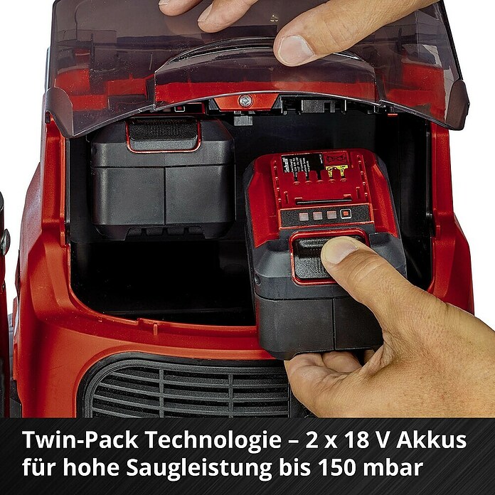 Einhell Power X-Change Akku-Nass-Trockensauger TE-VC 36/30 (18 V, Ohne Akku, Behältervolumen: 30 l)