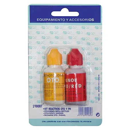 Kit para el cuidado del agua Reactivos oto+ph