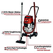 Einhell Power X-Change Akku-Nass-Trockensauger TE-VC 36/30 (18 V, Ohne Akku, Behältervolumen: 30 l)