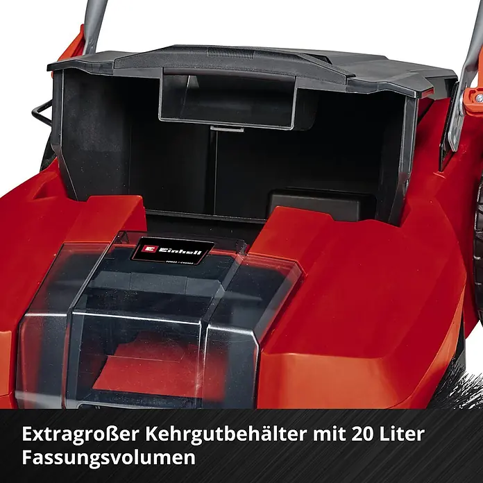 Einhell Power X-Change 18V Akku-Handkehrmaschine TE-SW 18/610 Li-Solo - 18 V, Ohne Akku, Flächenleistung: 1.800 m²/h - Extra großer Kehrgutbehälter mit 20 Liter Fassungsvermögen.
