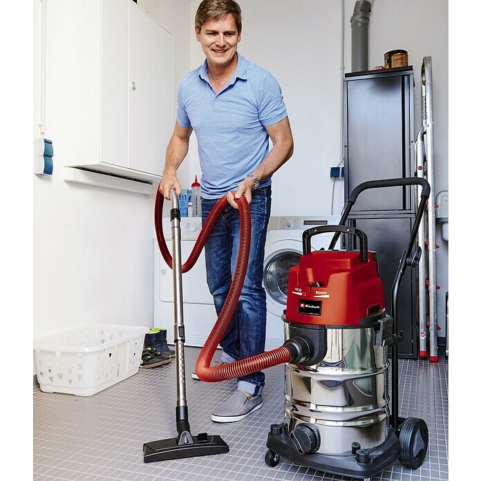 Einhell Power X-Change Aspirador de agua de batería (18 V, Sin batería, Volumen de recipiente: 30 l)