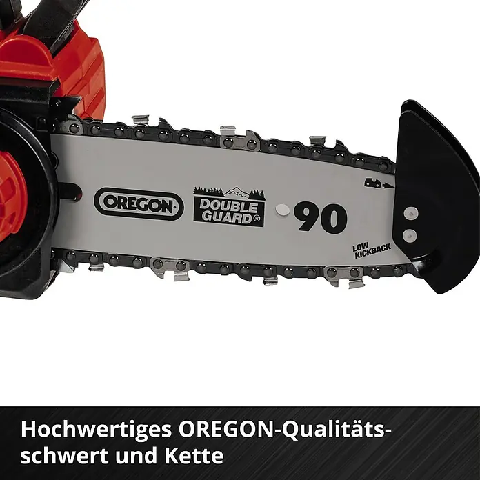 Einhell Professional Akku-Kettensäge FORTEXXA 18/20 TH - 18 V, 2,5 Ah, Li-Ionen, Ohne Akku, Schwertlänge: 20 cm - Hochwertige OREGON-Qualitäts-Schwert und Kette für Motorsägen.