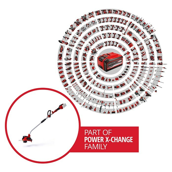 Einhell Power X-Change Akku-Rasentrimmer GE-CT 36/30 Li E-Solo (36 V, Li-Ionen, Ohne Akku, Schnittbreite: 30 cm)