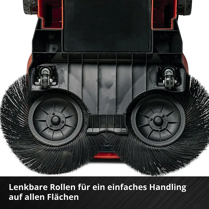 Einhell Power X-Change 18V Akku-Handkehrmaschine TE-SW 18/610 Li-Solo - 18 V, Ohne Akku, Flächenleistung: 1.800 m²/h - Kehrmaschine mit rotierenden Bürsten und Lenkrollen für einfache Handhabung auf allen Flächen.