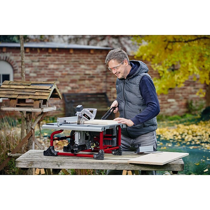 Einhell Power X-Change 18V Sierra de mesa de batería TE-TS 36/210 (36 V, Sin batería, Diámetro hoja de sierra: 210 mm) | BAUHAUS