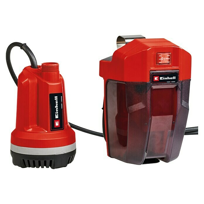 Einhell Power X-Change 18V Bomba de aguas limpias de batería GE-PP 18 RB LI SOLO (18 V, Sin batería, Capacidad de bombeo máx.: 3.000 l/h) | BAUHAUS