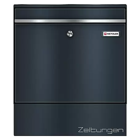 Metzler  Wandbriefkasten BK212 Mit Zeitungsfach