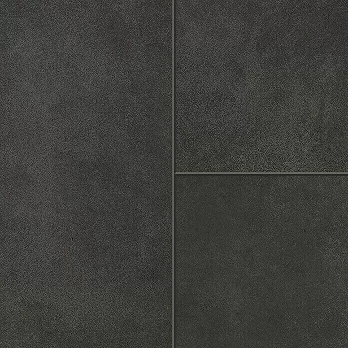 Classen Designboden Pro Nature - Freemount, Fliese, 638 x 310 x 4 mm - Dunkelgraue, strukturierte Bodenfliesen mit sichtbaren Fugen.