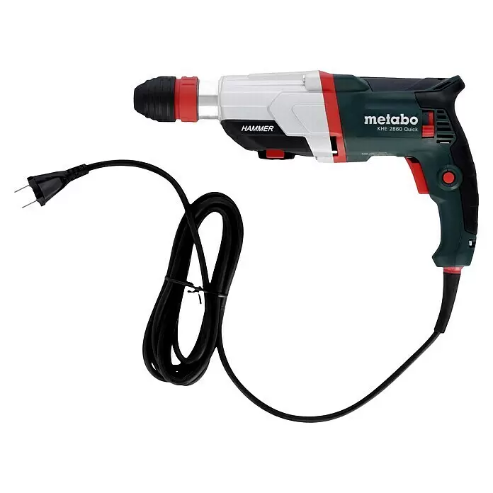 Metabo Kombihammer KHE 2860 Quick Set880 W, 3,2 J, SDS-Plus-Aufnahme Left Side View