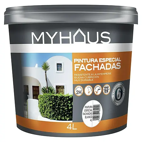 Pintura para fachadas de acrilato puro Myhaus 6 años