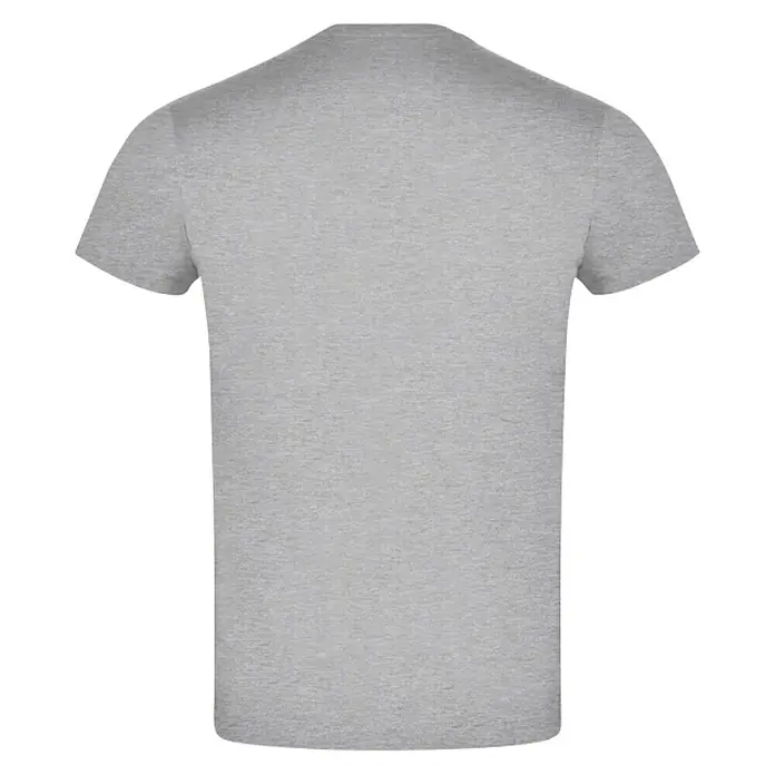 Camiseta Atomic - 4 XL, Gris, 85% algodón / 15% viscosa - Camiseta gris de manga corta, ideal para ropa informal y deportes. Ajuste cómodo y material transpirable.