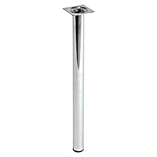 Element System Möbelfuß (Ø x H: 3 x 40 cm, Traglast: 50 kg, Stahl, Chrom)