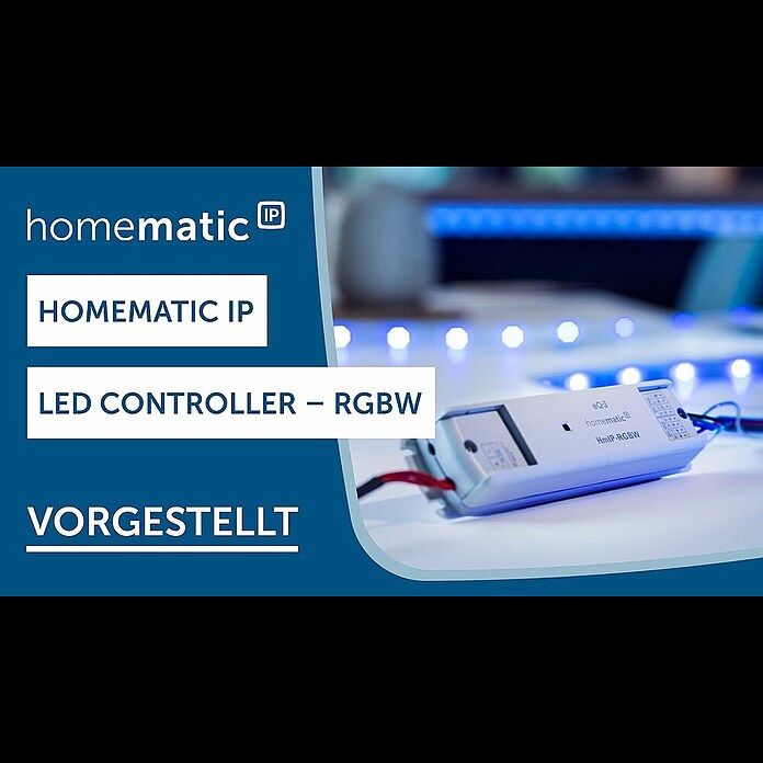 Homematic IP RGB-Controller HmIP-RGBW (26 x 170 x 40 mm) | BAUHAUS