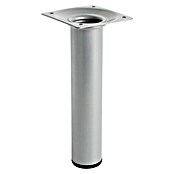 Element System Möbelfuß (Ø x L: 30 x 200 mm, Traglast: 50 kg, Weiß/Aluminium)