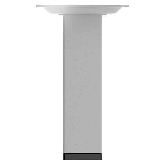 Element System Möbelfuß-Set Burgund (Ø x H: 30 x 100 mm, Traglast: 50 kg, Weiß/Aluminium, 4 Stk.)