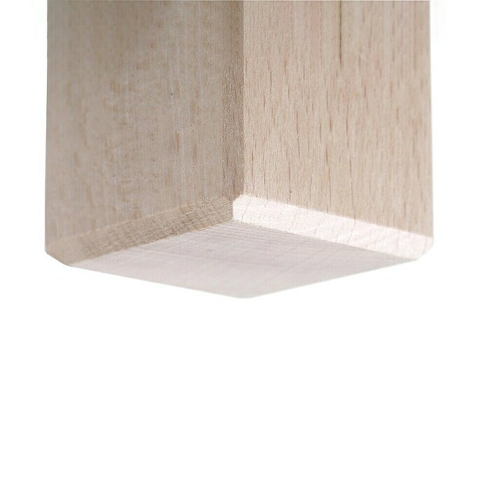 Rei Pata para muebles (L x An x Al: 4,7 x 4,7 x 8 cm, Ø x Al: 4,6 x 8 cm, Capacidad de carga: 150 kg, Madera) | BAUHAUS