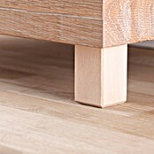 Rei Pata para muebles (L x An x Al: 4,7 x 4,7 x 8 cm, Ø x Al: 4,6 x 8 cm, Capacidad de carga: 150 kg, Madera) | BAUHAUS