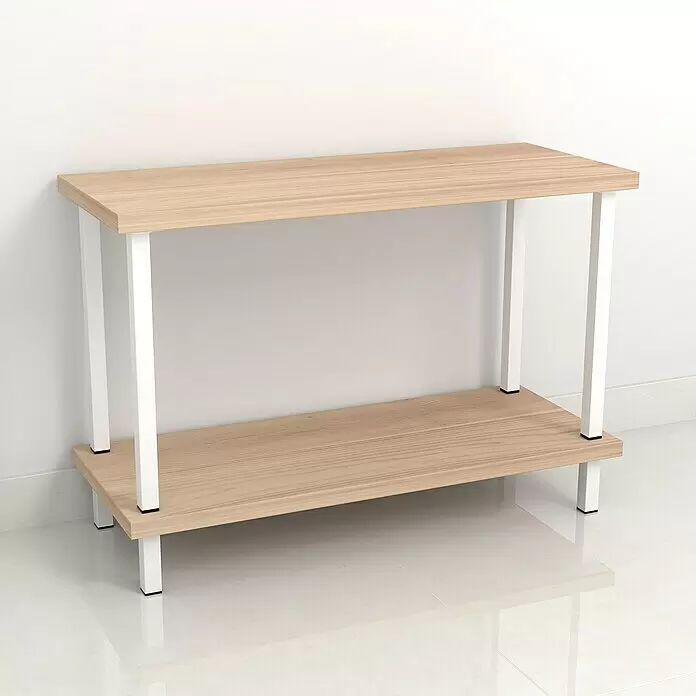 Rei Möbelfuß - L x B x H: 25 x 25 x 400 mm, Stahl, Weiß - Stimmungsaufnahme