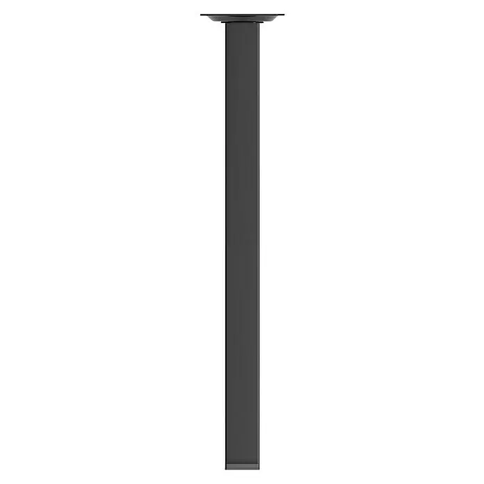 Rei MöbelfußL x B x H: 25 x 25 x 400 mm, Stahl, Schwarz