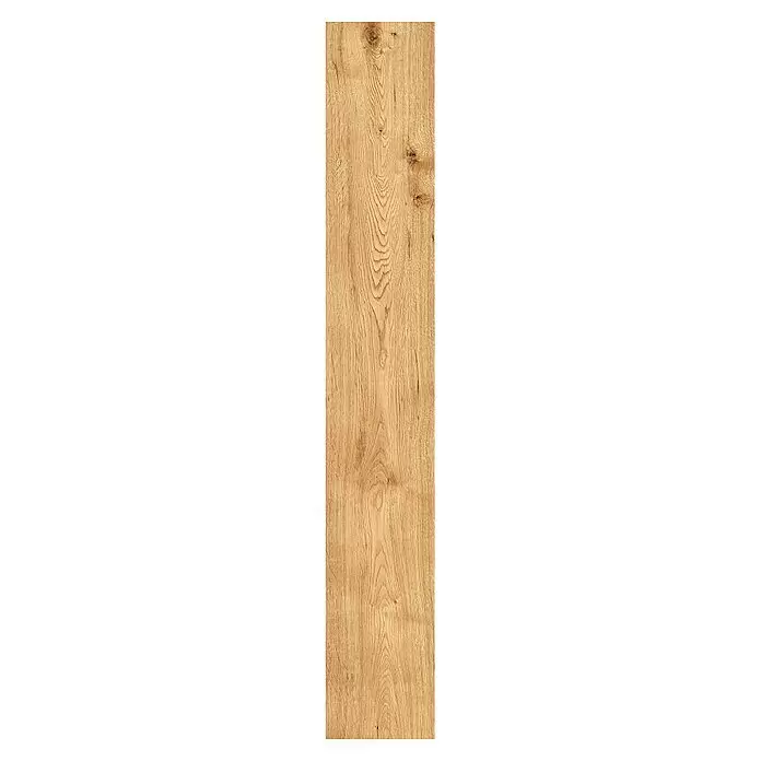 Classen Designboden Pro Nature - Camac, Landhausdiele, 1.290 x 203 x 4 mm - Natürliche hellbraune Holzdiele mit sichtbarer Maserung und Ästen.