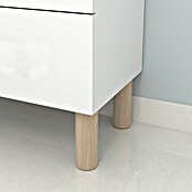 Rei Möbelfuß (Ø x H: 5,8 x 15 cm, Traglast: 180 kg, Holz) | BAUHAUS