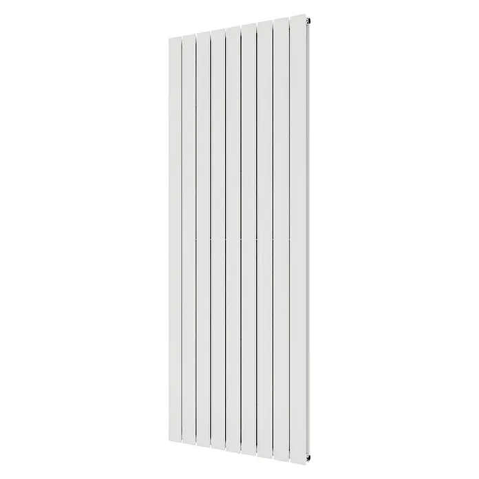 Ximax Raumheizkörper P1 Duplex - B x H: 670 x 1.800 mm, Wärmeleistung bei Vorlauftemperatur von 75 °C (D: 50): 1.773 W, Weiß, Mit Mittelanschluss - Nahaufnahme eines Heizkörpers mit mehreren Paneelen für eine effiziente Raumheizung.