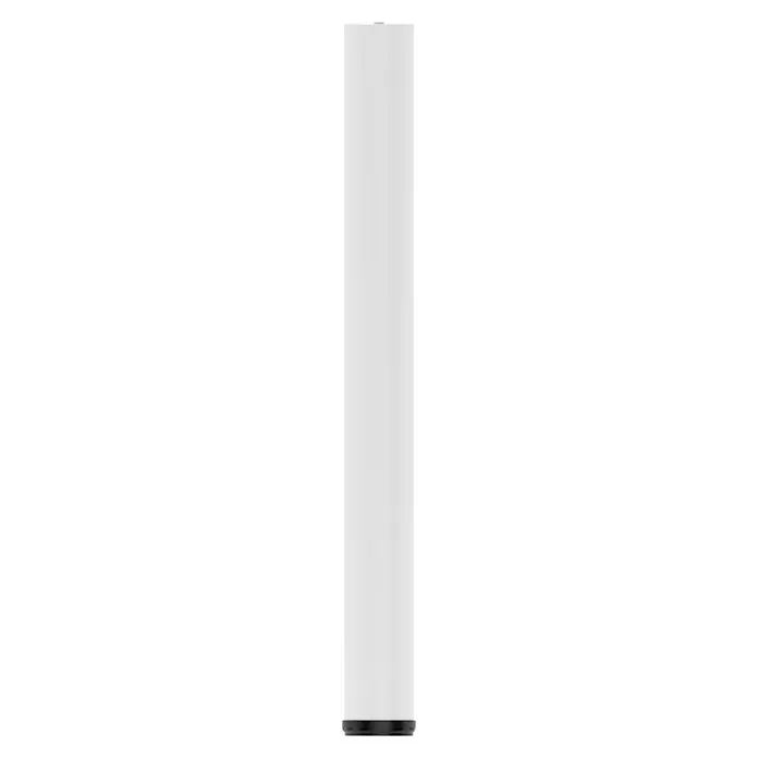 Rei Möbelfuß - Ø x H: 8 cm x 710 mm, Stahl, Weiß - Helle, schlanke Spraydose mit neutralem Design. Ideal für verschiedene Anwendungen, minimalistisch und unbeschriftet.
