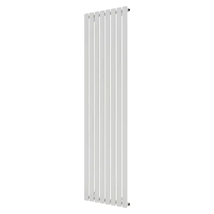 Ximax Raumheizkörper Fortuna - B x H: 468 x 1.800 mm, Wärmeleistung bei Vorlauftemperatur von 75 °C (D: 50): 989 W, Weiß - Ein schlanker, weißer Heizkörper mit vertikalen Paneelen, der moderne Wärme und Stil in jeden Raum bringt.