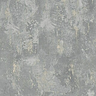 Dutch Wallcoverings Papel pintado de vellón Cemento (Gris/Crema, 10,05 x 0,53 m)