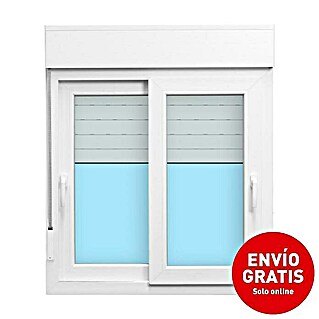 Solid Elements Ventana de PVC corredera (120 x 118 cm, Blanco)