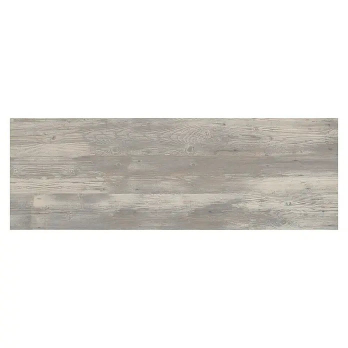 Terrassenfliese Skandinavia 2.0 - 40 x 120 x 2 cm, Grau/Braun, Matt - Strukturierte Holzoberfläche in hellen Farbtönen, ideal für moderne Innenräume und Möbeldesigns.