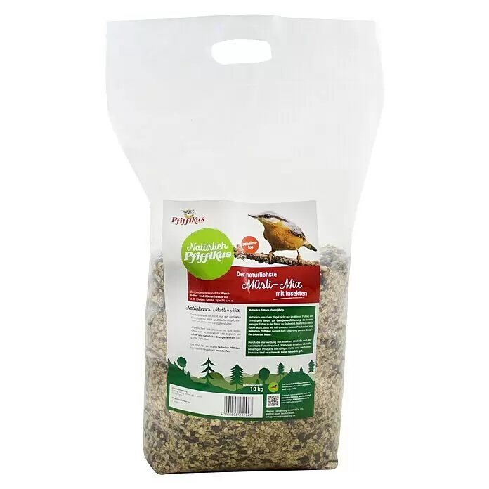 Pfiffikus Vogelfutter Müsli-Mix - 10 kg - Vorderansicht