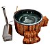 Holzklusiv Hot Tub Jade 180 Spa Deluxe Clean 