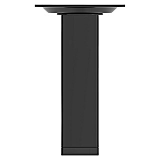 Rei Set pohištvenih nog (Do x Š x V: 25 x 25 x 100 mm, Jeklo, 4 kos, Črna)