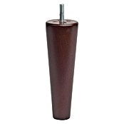 Rei Pata para muebles Cónica (Ø x Al: 4,9 x 15 cm, Capacidad de carga: 120 kg, Madera, Tinte oscuro) | BAUHAUS