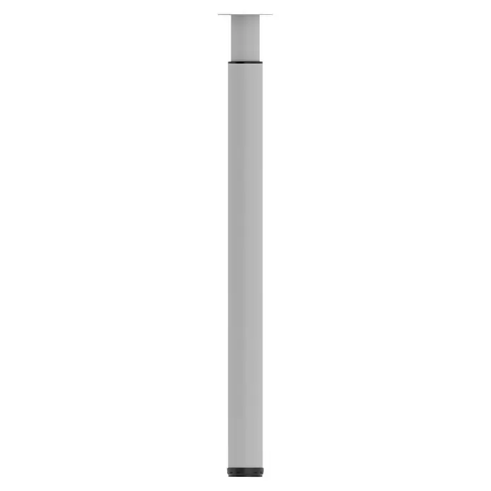 Rei Teleskop-Möbelfuß - Durchmesser: 6 cm, Höhenverstellung: 70 cm - 110 cm, Aluminium - Eine Stehleuchte in Grau, die mit ihrem schlichten Design und der minimalistischen Form überzeugt. Zeitlose Beleuchtung für jeden Raum.