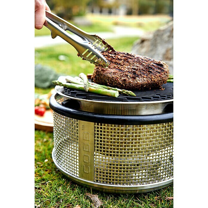 Cobb Holzkohlegrill Air Deluxe (Durchmesser Grillfläche: 32 cm, Silber) | BAUHAUS