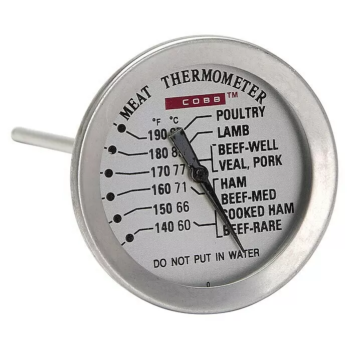 Cobb Grill-Thermometer - Ø x L: 5 x 14 cm, Edelstahl - Vorderansicht