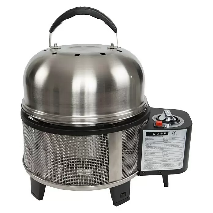 Cobb Gasgrill Deluxe - Durchmesser Grillfläche: 32 cm, 1,23 kW, Anzahl Brenner: 1 - Vorderansicht