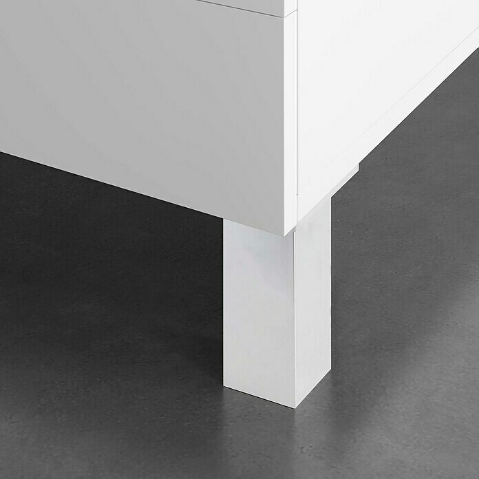 Pata para muebles (L x An x Al: 15 x 4 x 4 cm, Aluminio)